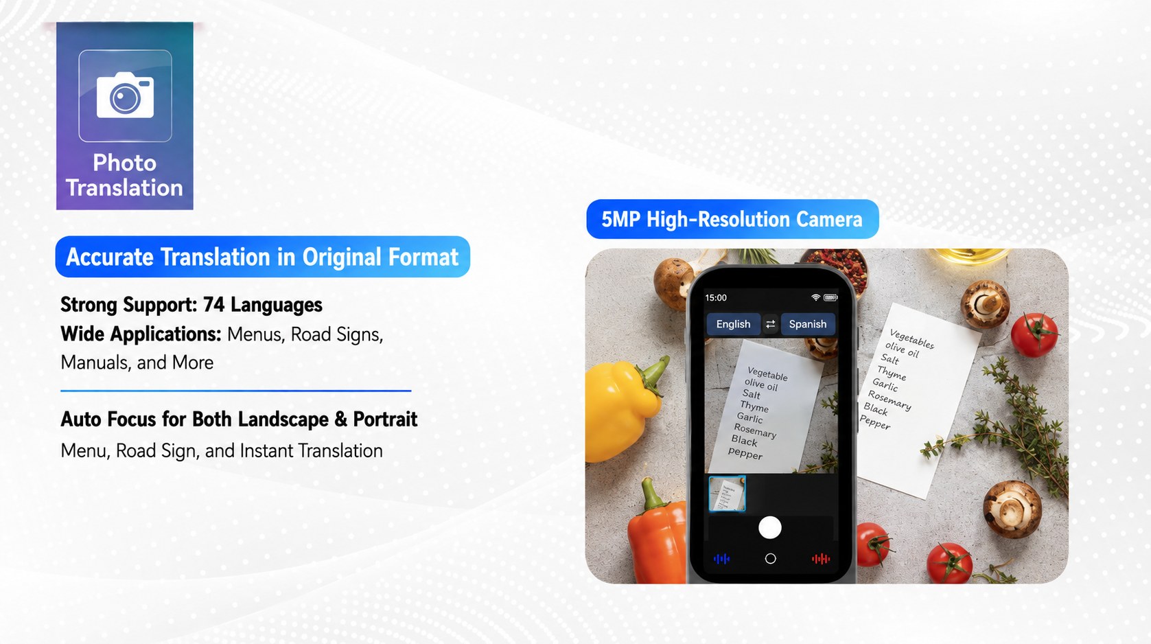 abee VT660 Two-Way Instant Voice Translator