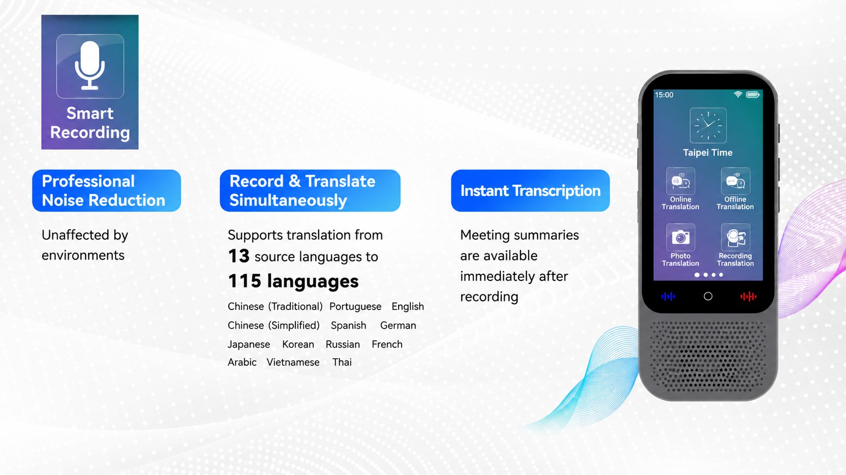 abee VT660 Two-Way Instant Voice Translator