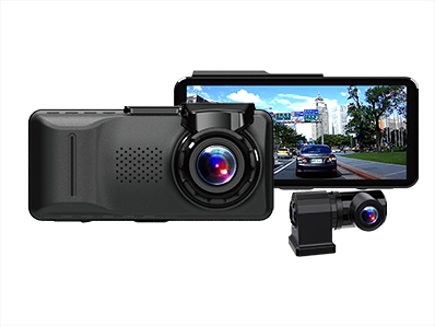Front and rear dual-channel dash cam