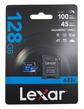 128GB high-endurance microSD card
